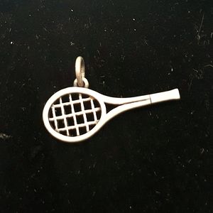 Retired James Avery Sterling Tennis Racquet Charm